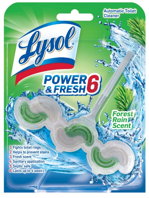 LYSOL® Automatic Toilet Cleaner Power & Fresh 6 - Forest Rain (Discontinued Feb. 28, 2019)